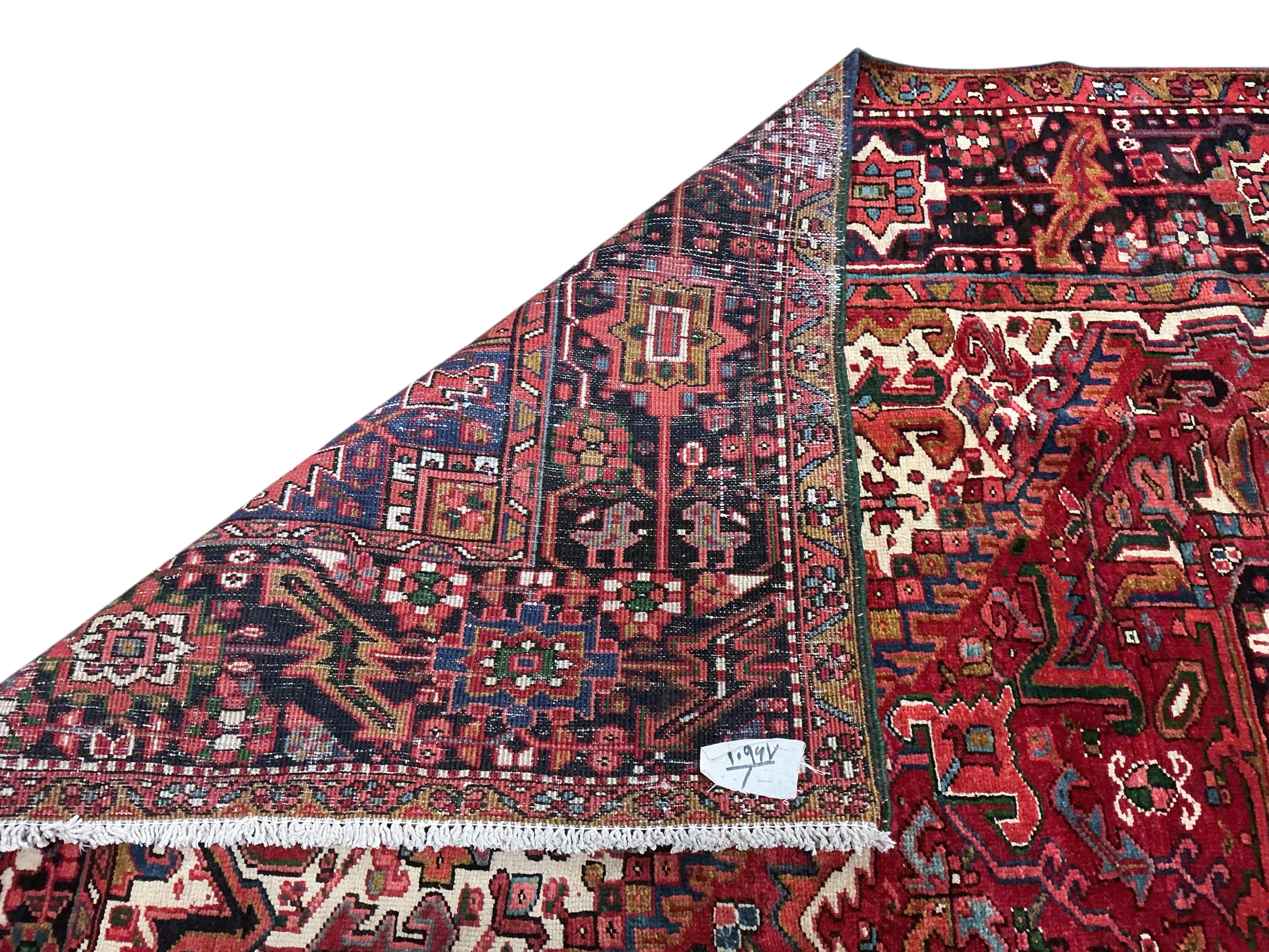 A Heriz carpet, 360 x 270cm